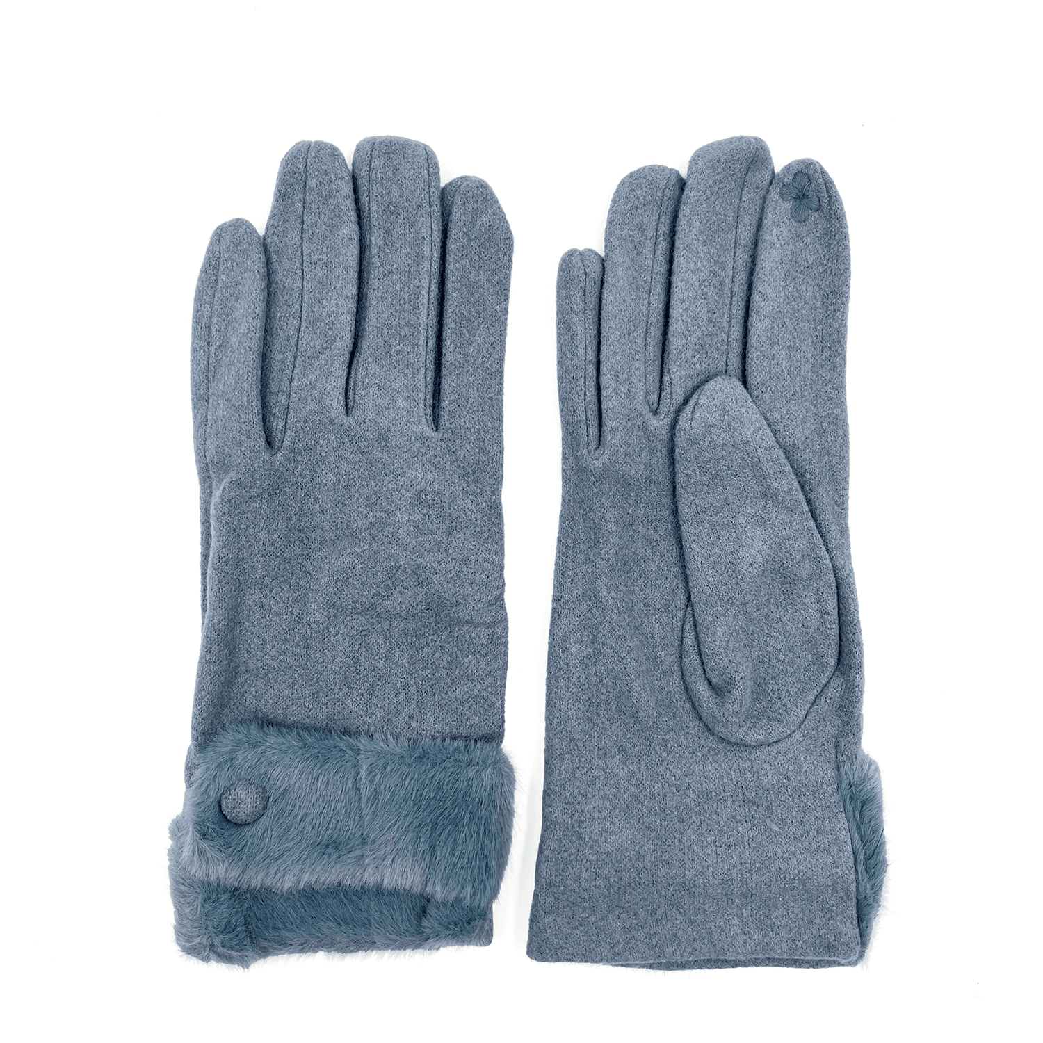 Căldura mănuși - albastru