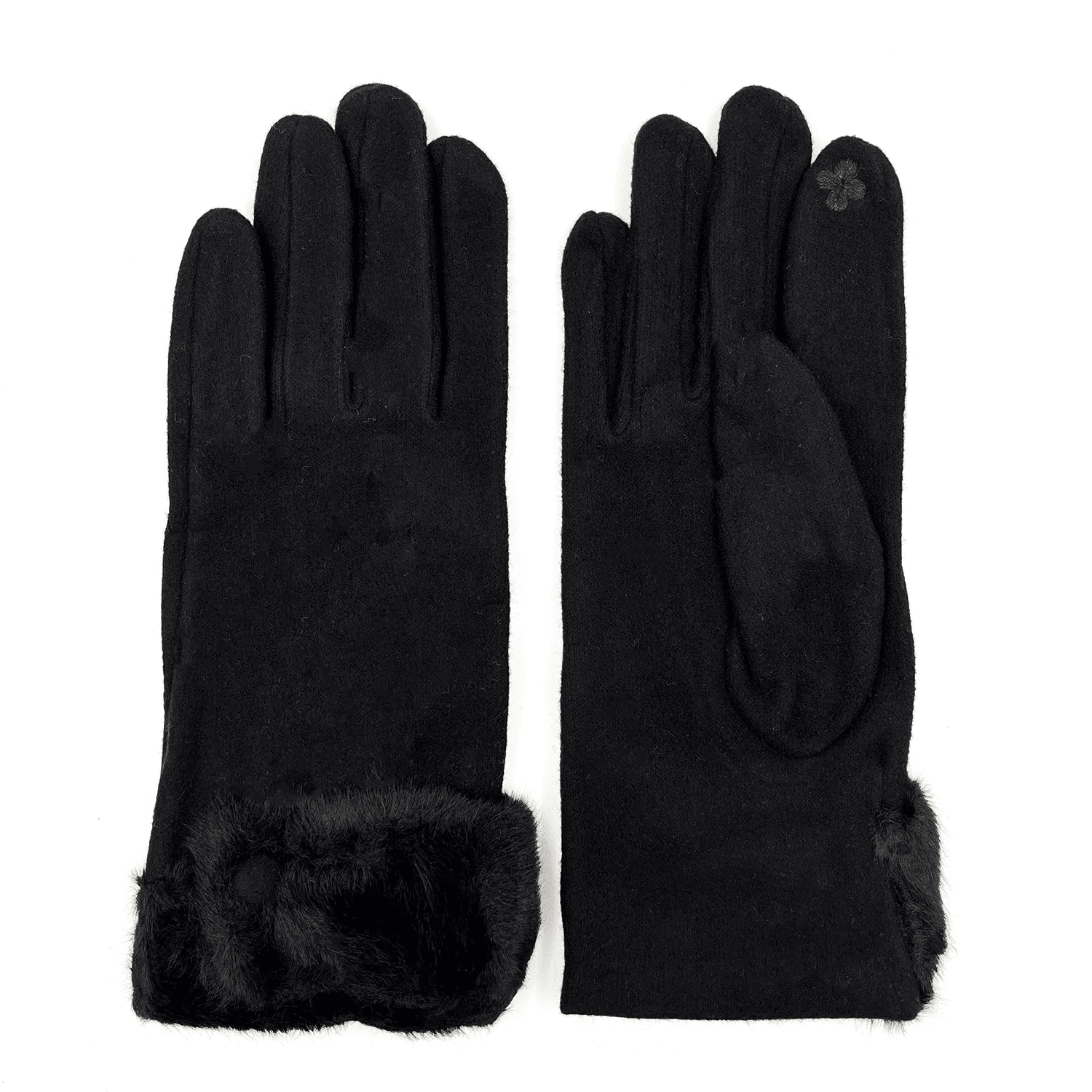 Căldura mănuși - negru