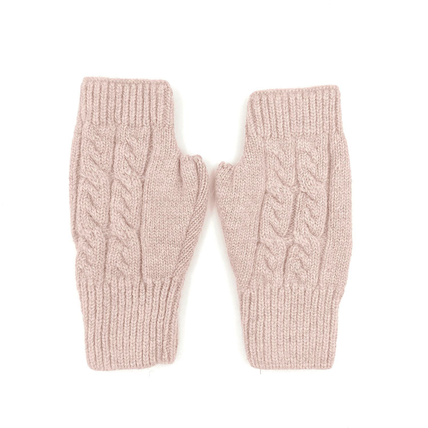  Diana & Co - Mănuși fără degete cu fir strălucitor - roz