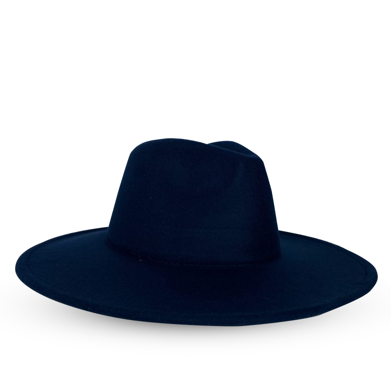 Pălărie de damă "Fedora" - albastru închis