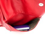 2 în 1 - Rucsac și geantă cu închidere ascunsă - roșu