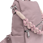 2 în 1 – Rucsac și geantă impermeabilă cu închidere ascunsă  - roz 