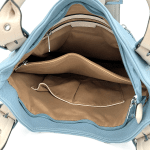 Mare geantă de damă cu mânere reglabile - maro deschis