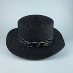 Pălărie de paie pentru damă - Аnsol - negru
