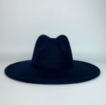Pălărie de damă "Fedora" - albastru închis